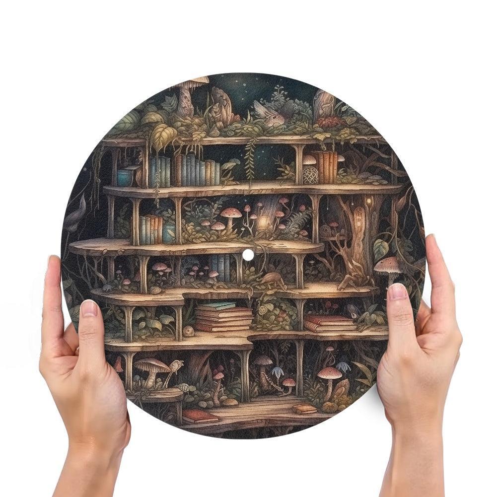 Enchanted Forest Treehouse Turntable Slipmat |Sense Forest - sense forest