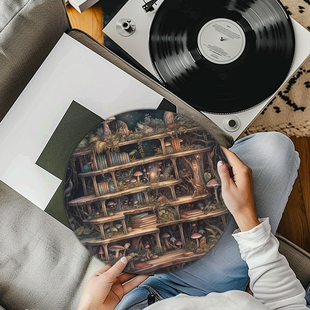 Enchanted Forest Treehouse Turntable Slipmat |Sense Forest - sense forest