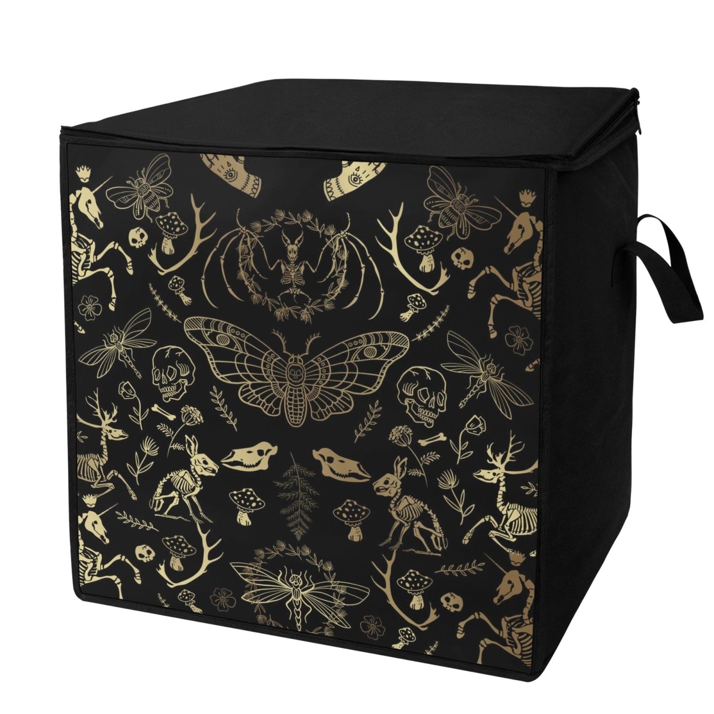Forest Animal Boness skeletons Bedding Storage Box Bag - sense forest