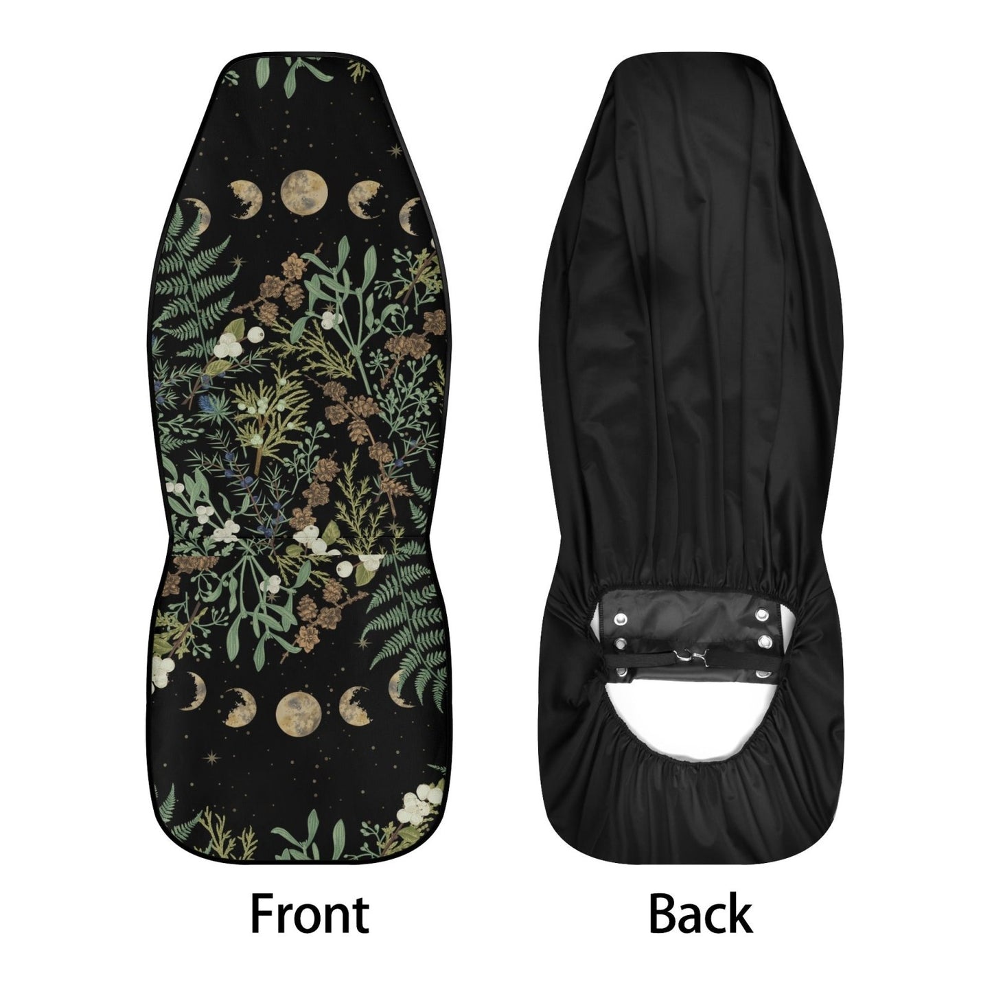 Forest Moon Phase Witchy Car Seat Cover Decor Set | Sense Forest - sense forest
