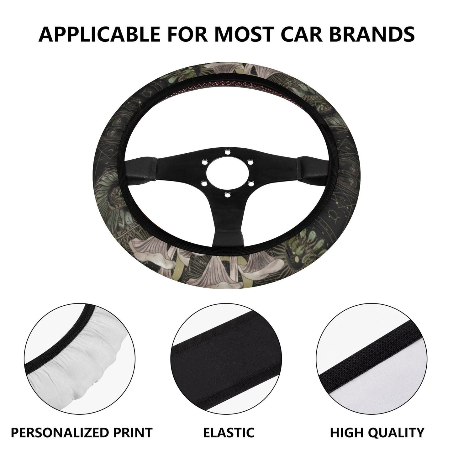 Forest Oyster Mushroom Zodiac Witchy Car Seat Cover | Sense Forest - sense forest