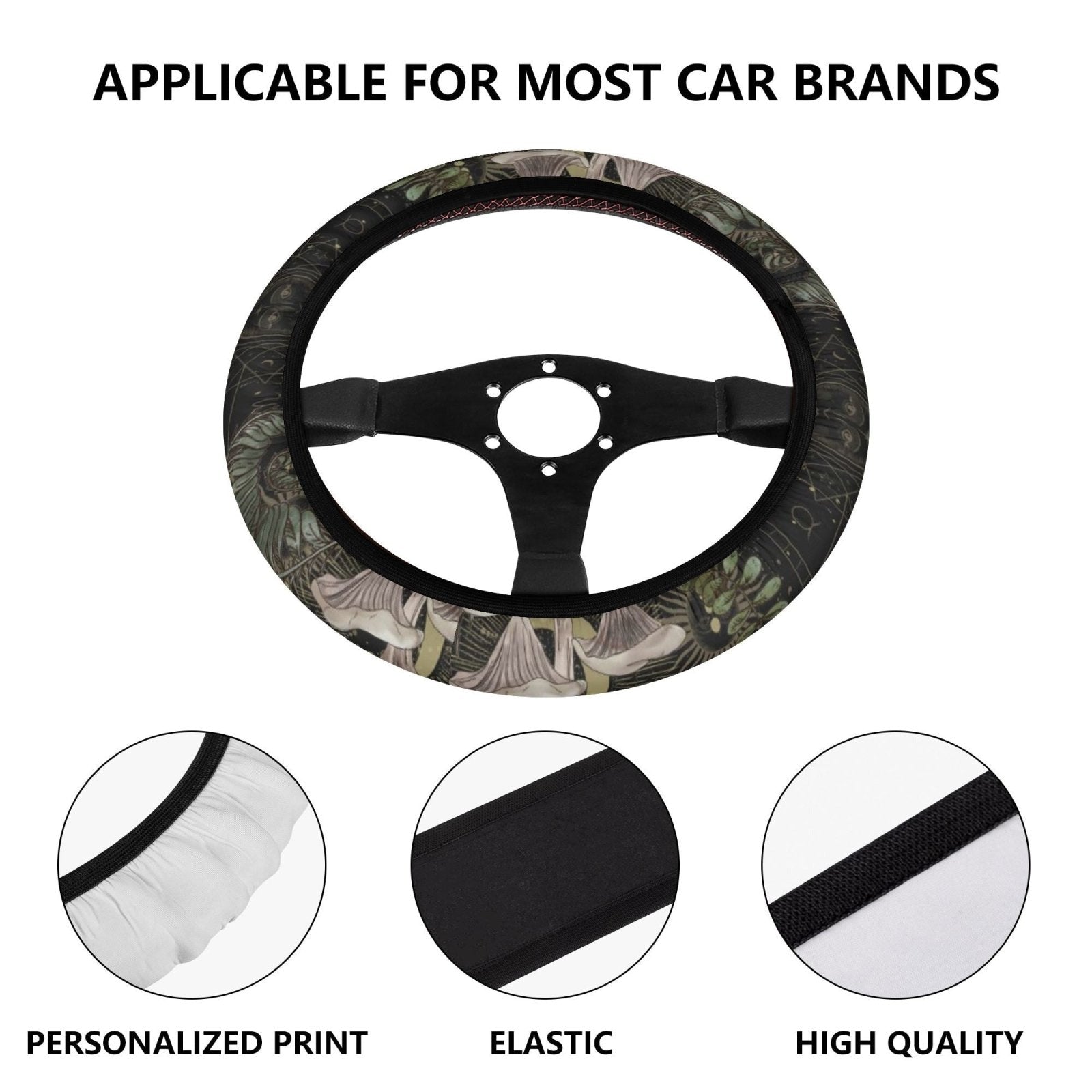 Forest Oyster Mushroom Zodiac Witchy Car Seat Cover | Sense Forest - sense forest