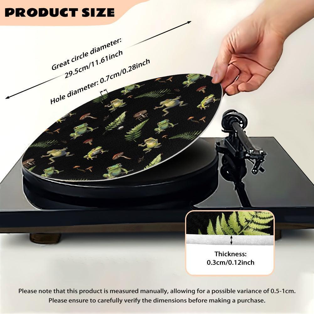 Goblincore Forest Forg Turntable mat - sense forest
