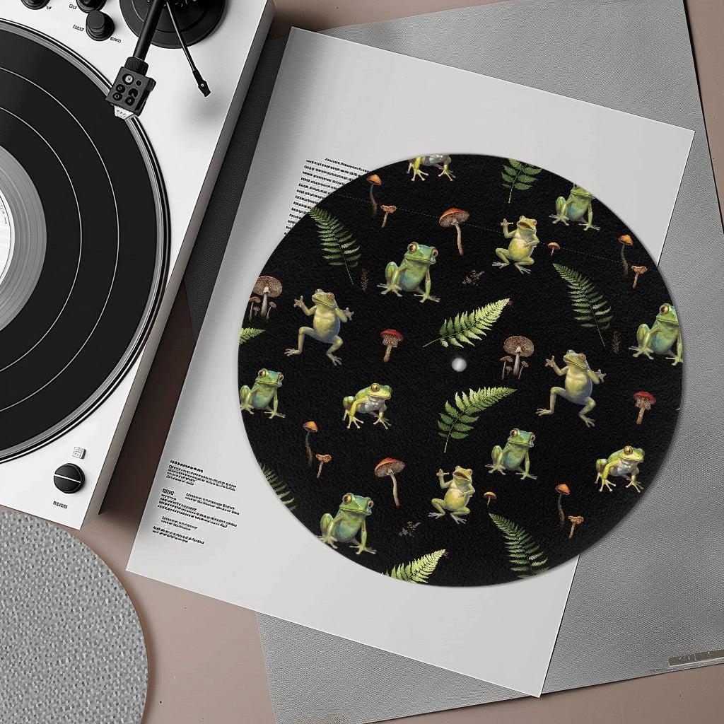Goblincore Forest Forg Turntable mat - sense forest