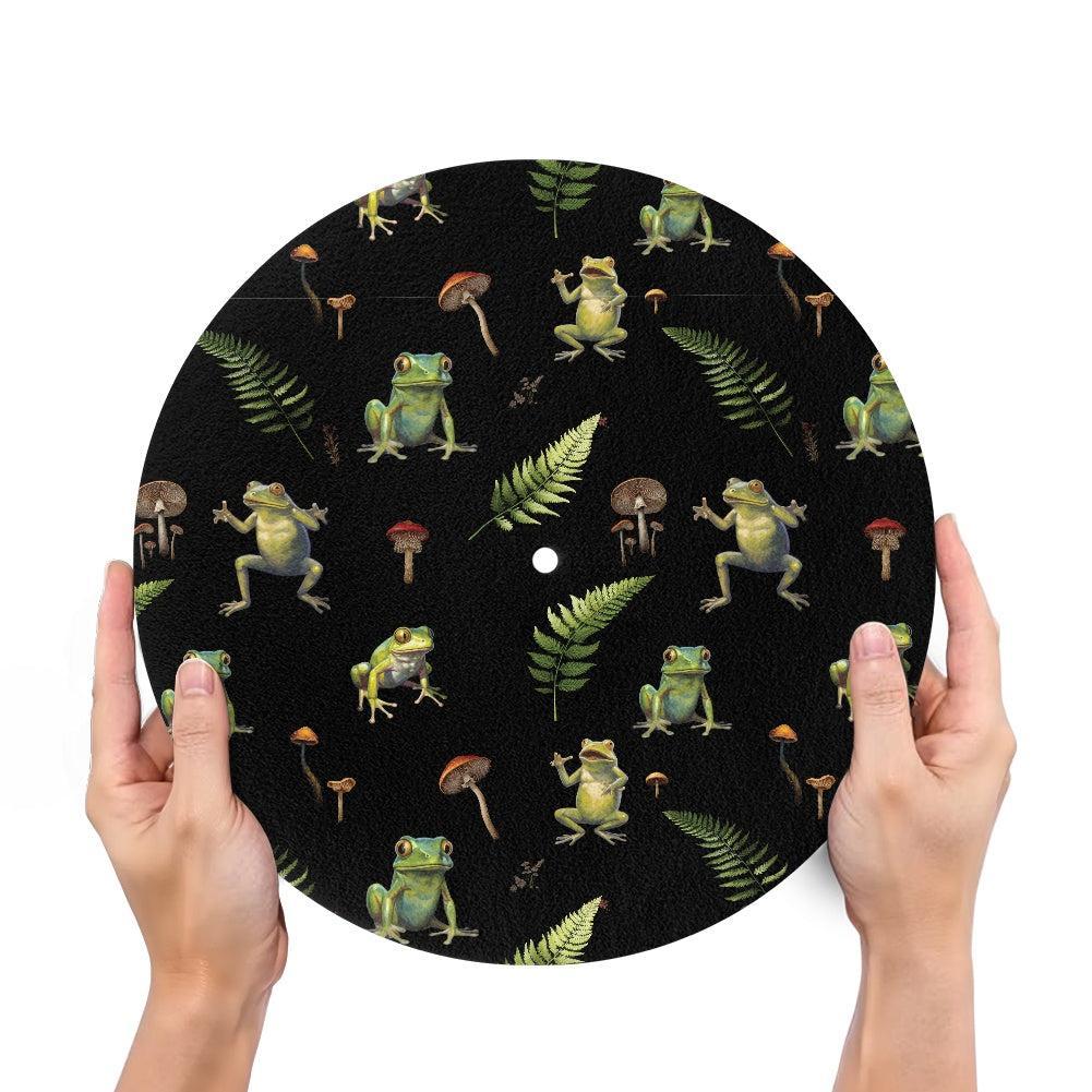 Goblincore Forest Forg Turntable mat - sense forest