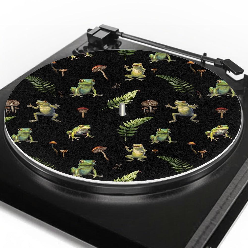 Goblincore Forest Forg Turntable mat - sense forest