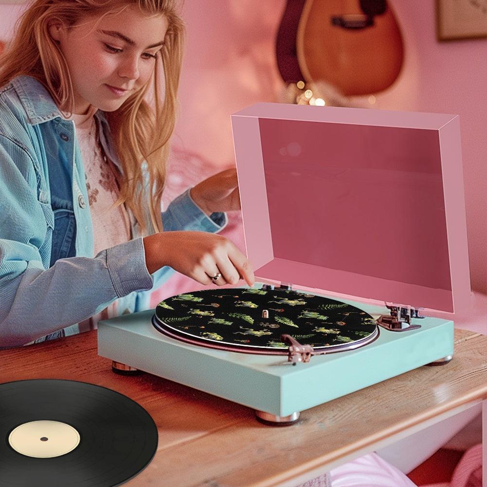 Goblincore Forest Forg Turntable mat - sense forest