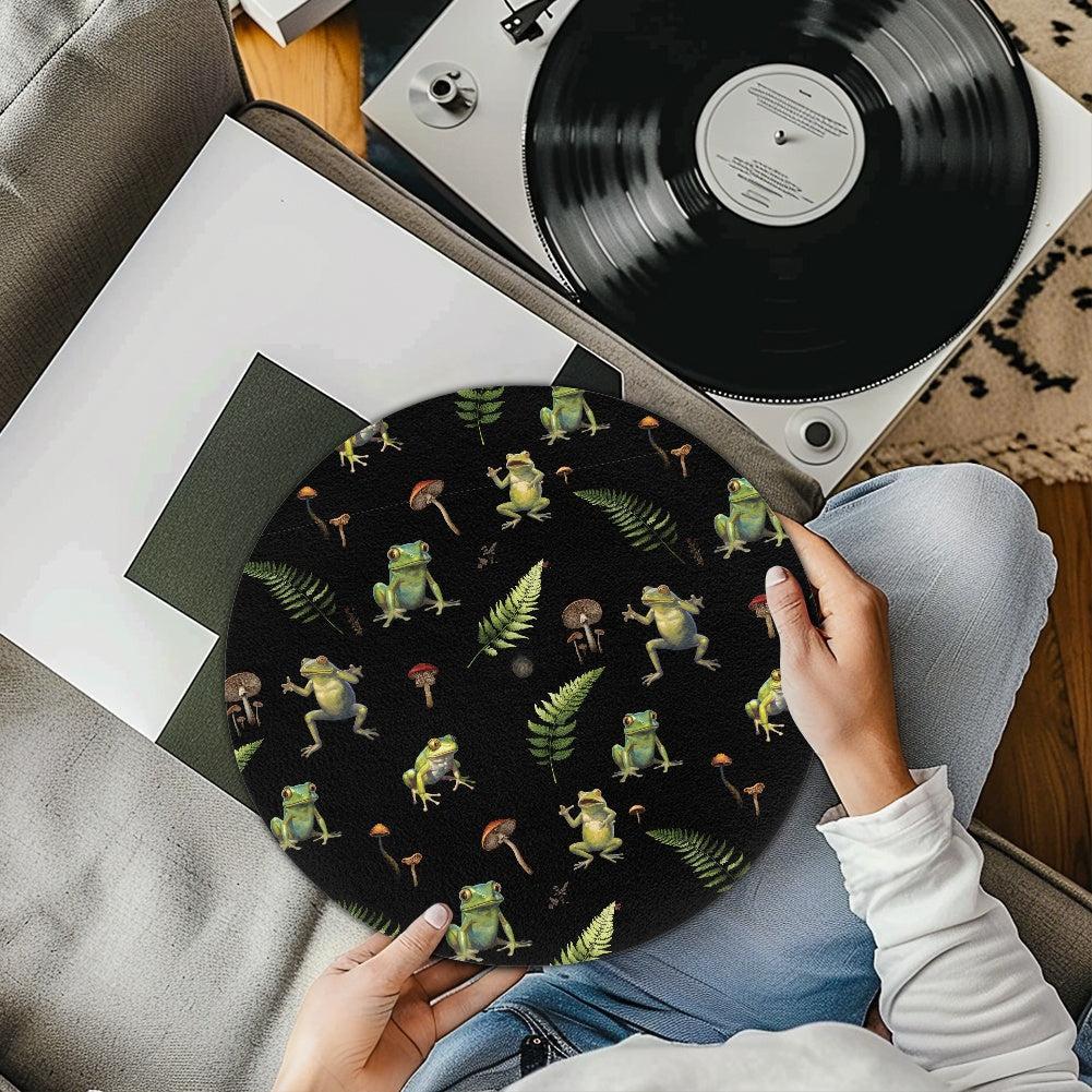 Goblincore Forest Forg Turntable mat - sense forest