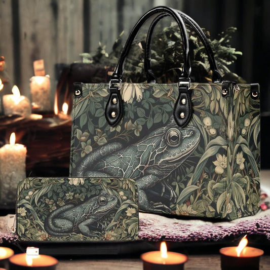Goblincore Toad forest Handbag wallet set | Sense Forest - sense forest