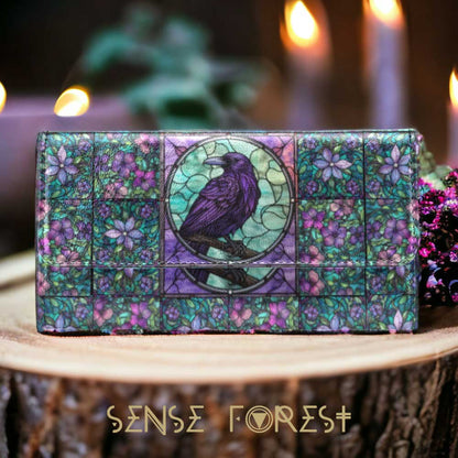 Gothic Raven Satchel Bag and wallet set | Sense Forest - sense forest