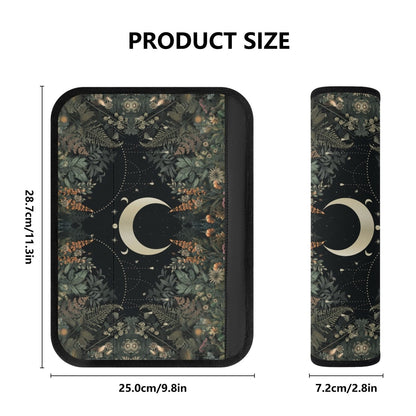 Lush Green Forest Moon Phase Car Seat Covers Nature Lover - sense forest