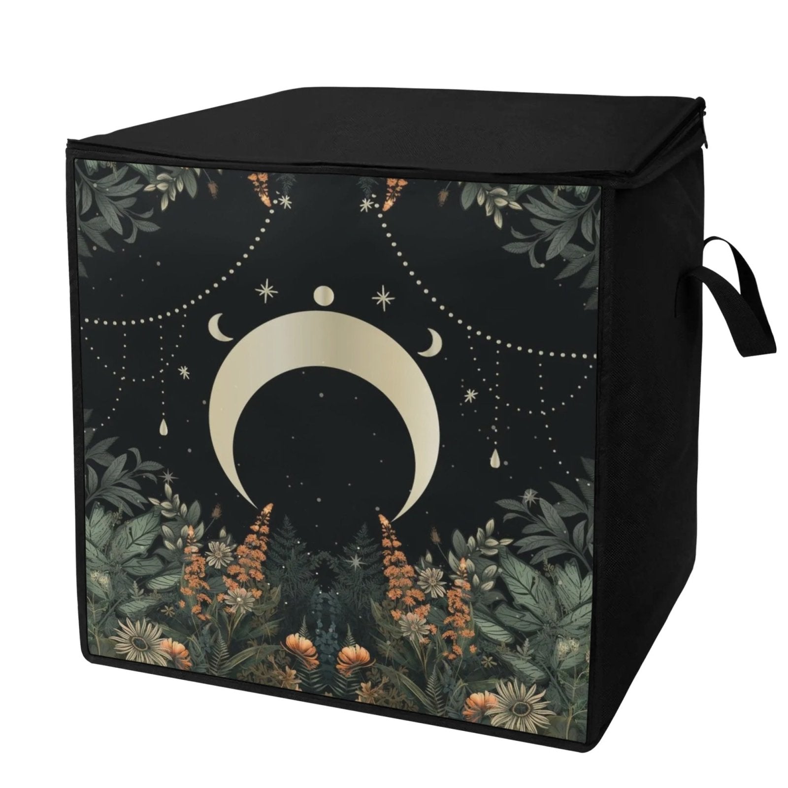Lush Green Moon Forest Bedding Storage Box Bag - sense forest