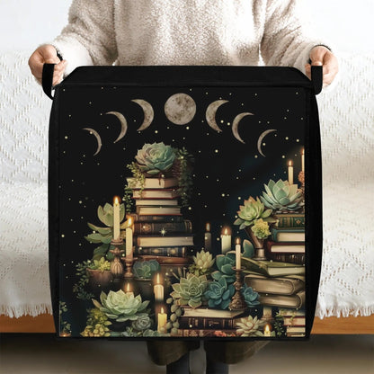 Moon night Books forest reader's Bedding Storage Box Bag - sense forest