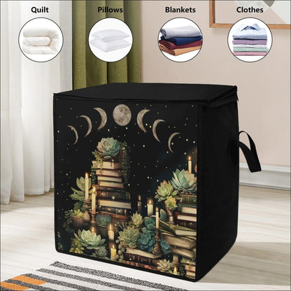 Moon night Books forest reader's Bedding Storage Box Bag - sense forest