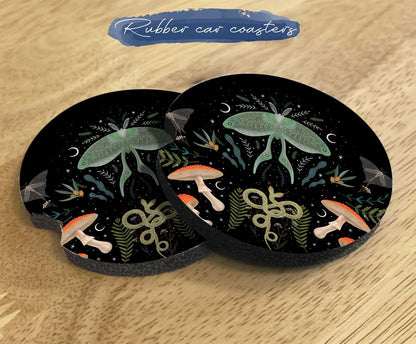 Moth Forest Car Seat Cover Set - sense forest