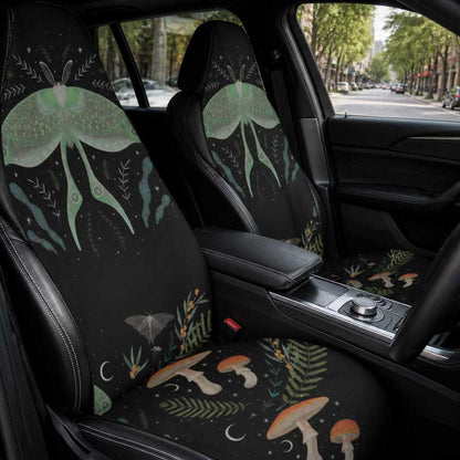 Moth Forest Car Seat Cover Set - sense forest