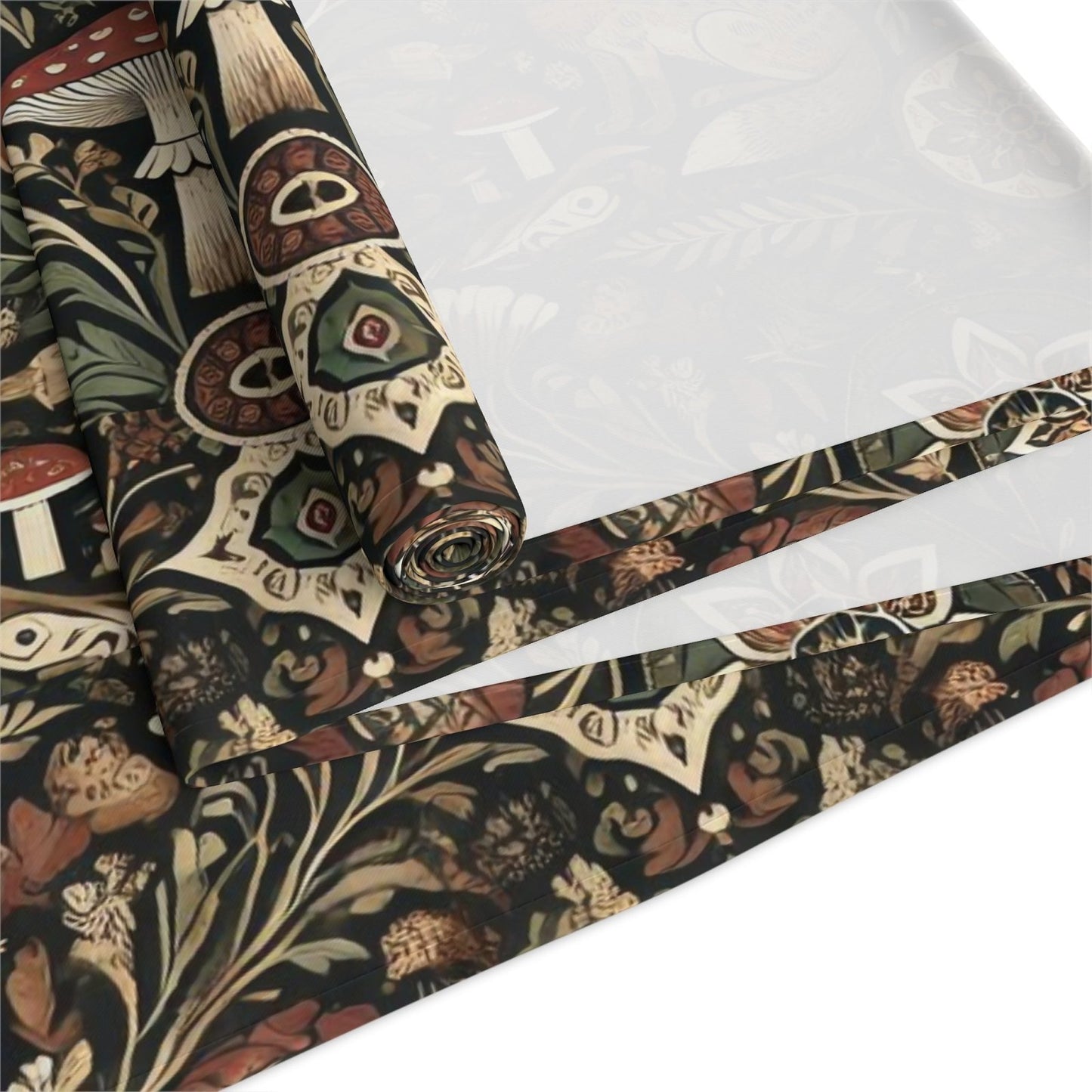 Nordic Woodland forest Pagan Christmas Table Runner - sense forest