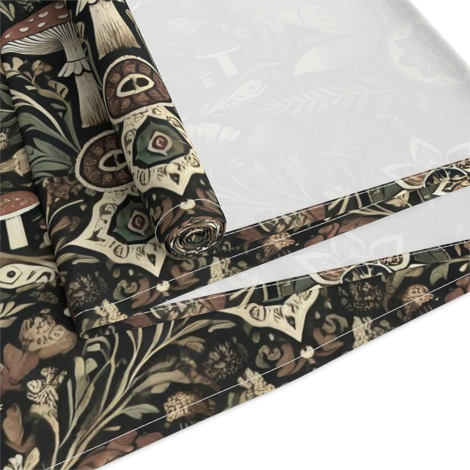 Nordic Woodland forest Pagan Christmas Table Runner - sense forest