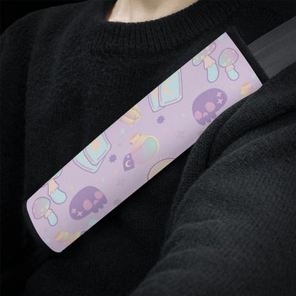 Pastel Purple Cute goth Car Seat Cover Set - sense forest