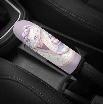 Pastel Purple Floral Snake Car Seat Covers Set - sense forest