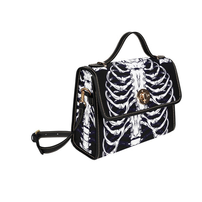Ribcage Canvas Satchel Bag | Sense Forest - sense forest