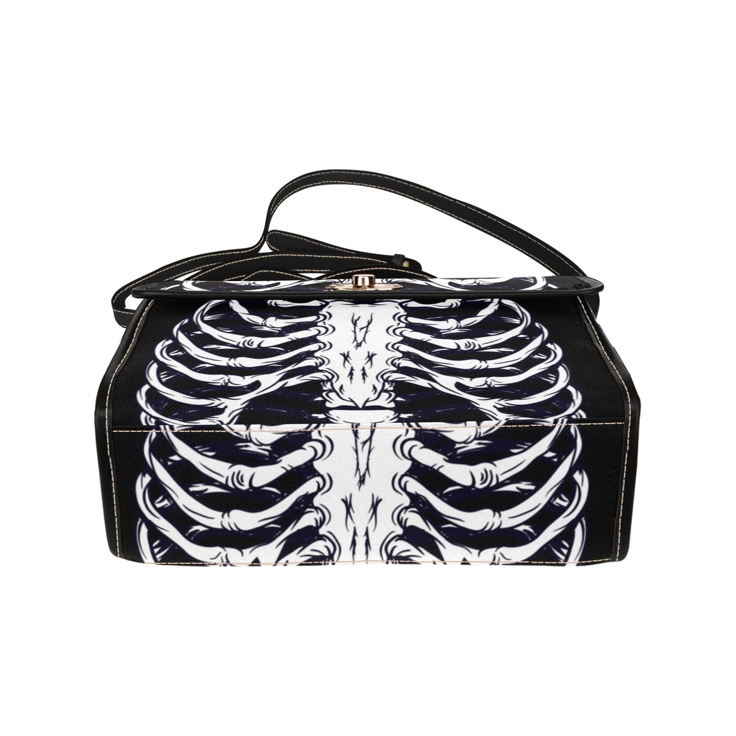 Ribcage Canvas Satchel Bag | Sense Forest - sense forest