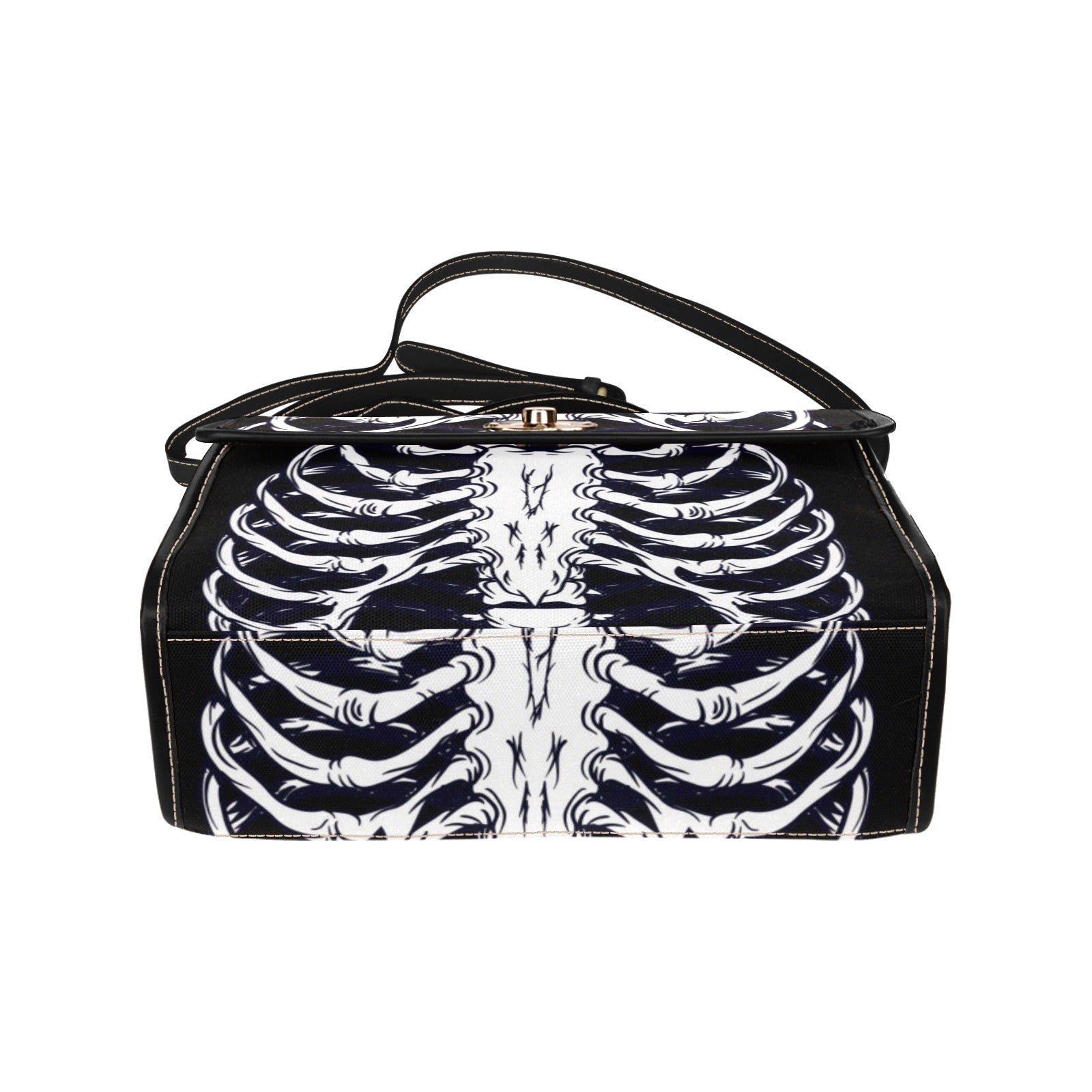 Ribcage Canvas Satchel Bag | Sense Forest - sense forest