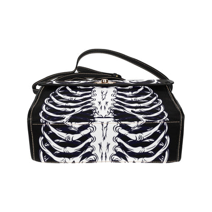 Ribcage Canvas Satchel Bag | Sense Forest - sense forest