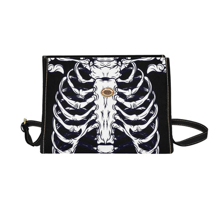 Ribcage Canvas Satchel Bag | Sense Forest - sense forest
