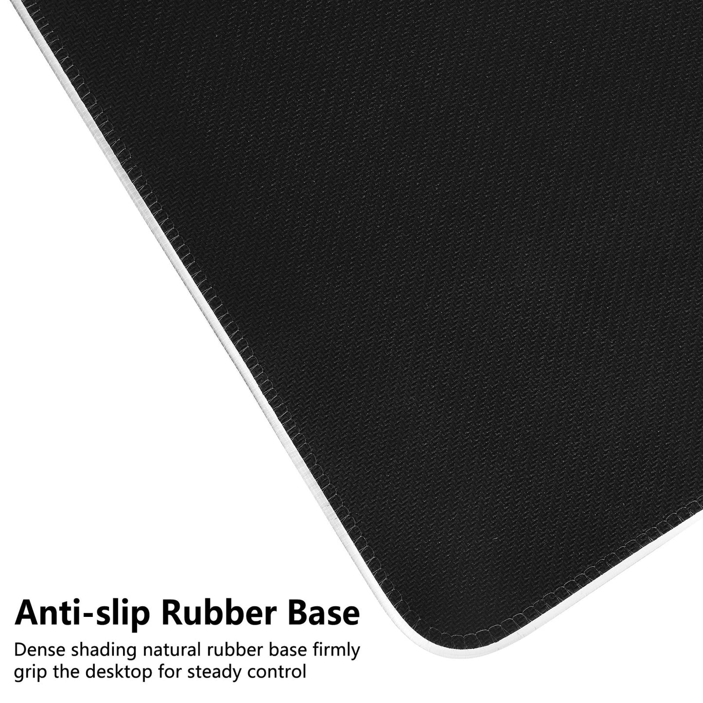 Rose Moon Witchy Style RGB Mouse Pad - Waterproof & Easy to Clean for Gamers - sense forest