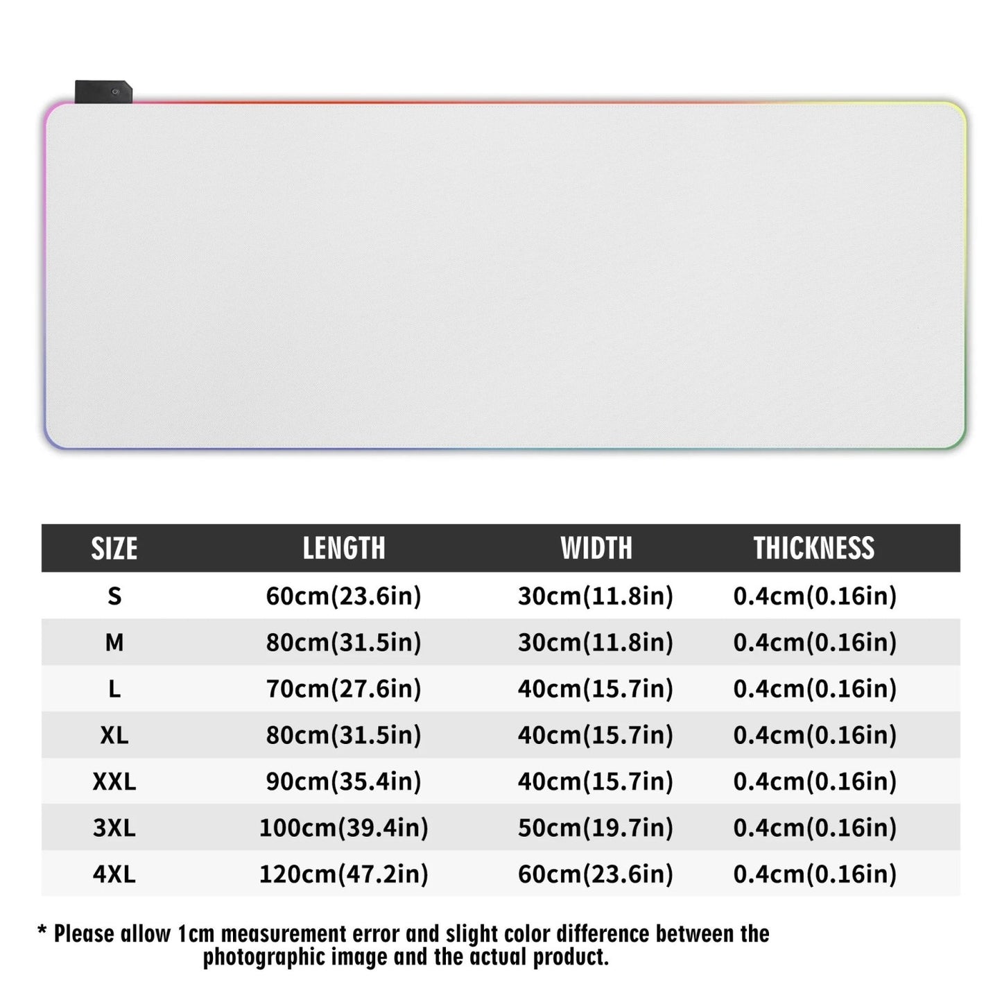 Rose Moon Witchy Style RGB Mouse Pad - Waterproof & Easy to Clean for Gamers - sense forest