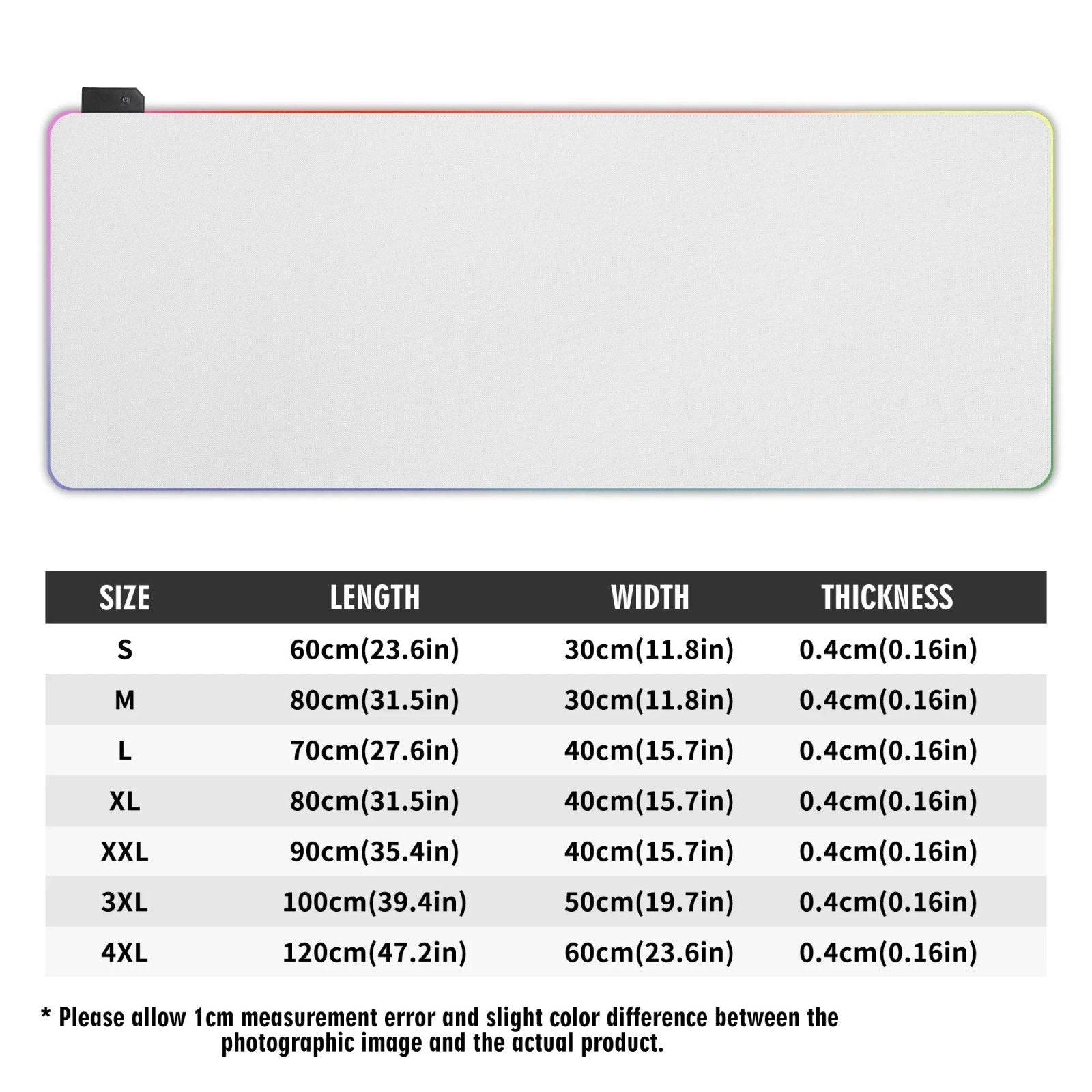 Rose Moon Witchy Style RGB Mouse Pad - Waterproof & Easy to Clean for Gamers - sense forest