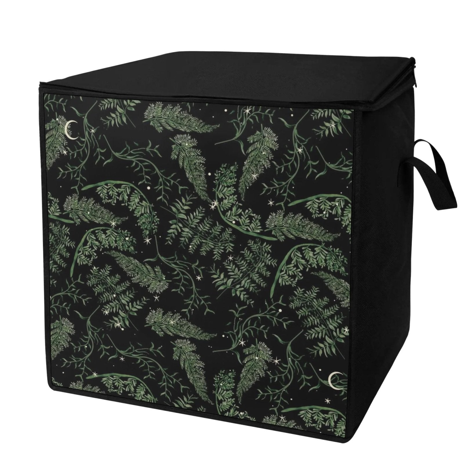 Whimsical Fern Moon Starry Night Duvet Bedding Storage Boxy Bag - sense forest