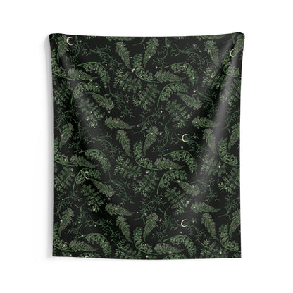 Whimsy Goth forest Celestial Moon wall tapestry - sense forest