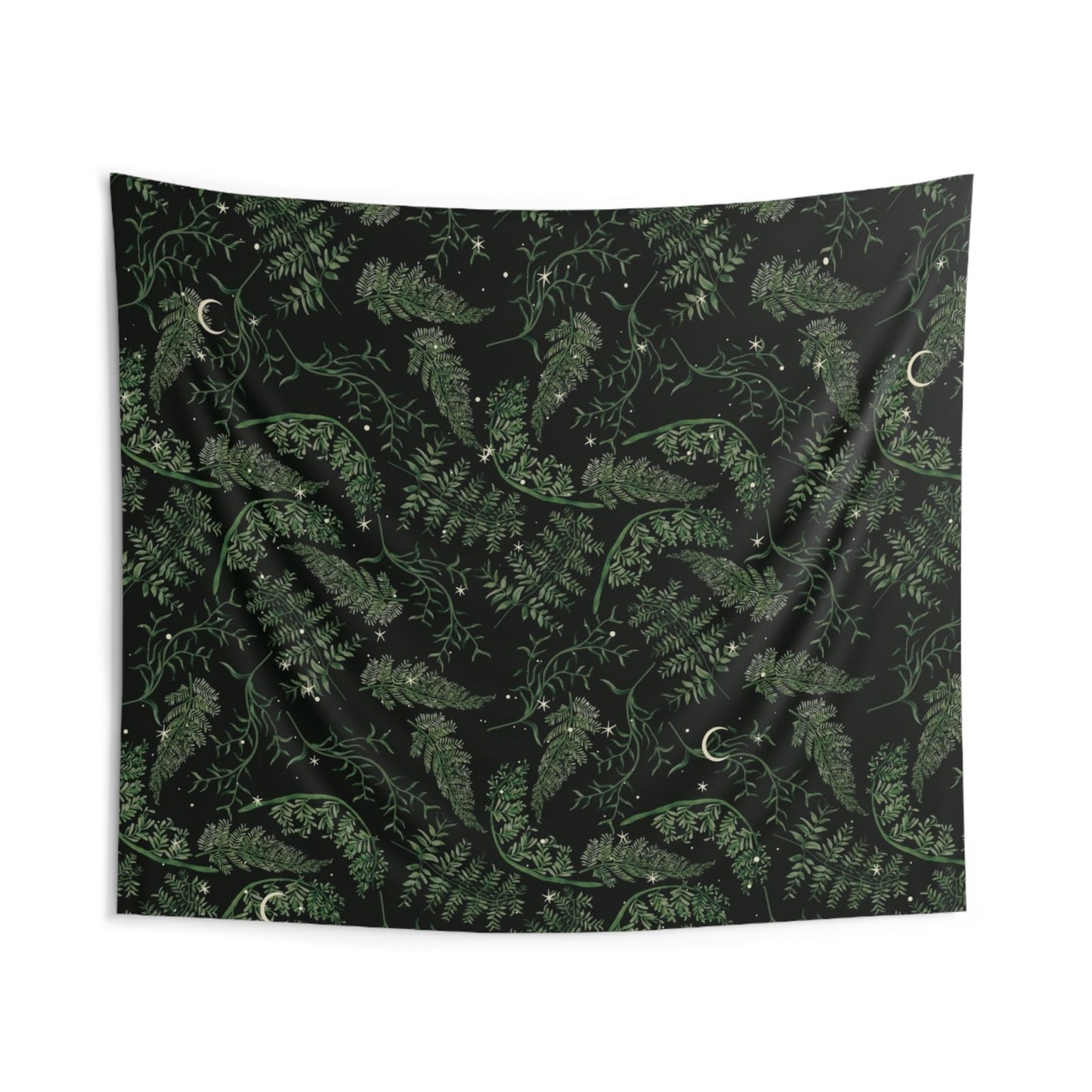 Whimsy Goth forest Celestial Moon wall tapestry - sense forest