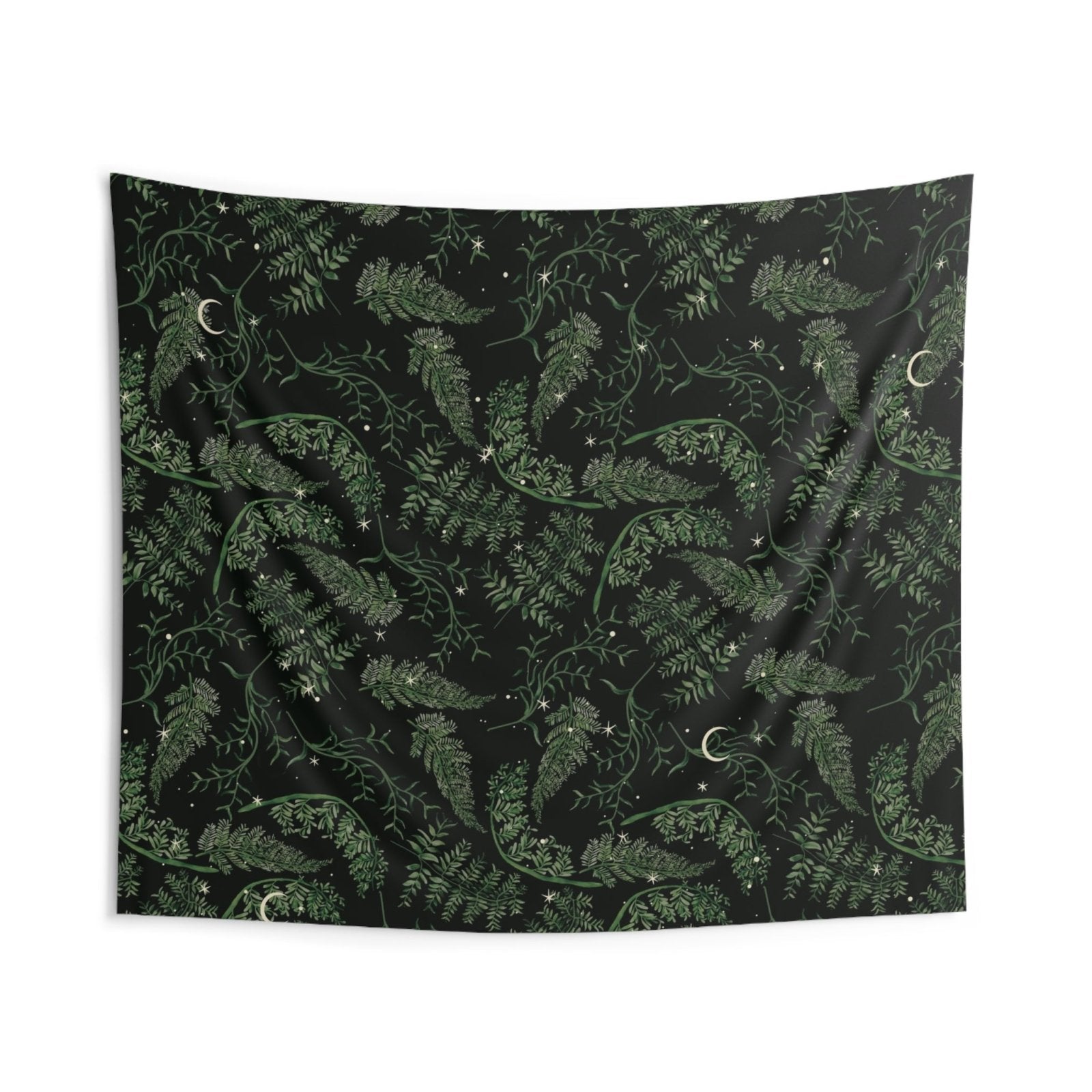 Whimsy Goth forest Celestial Moon wall tapestry - sense forest