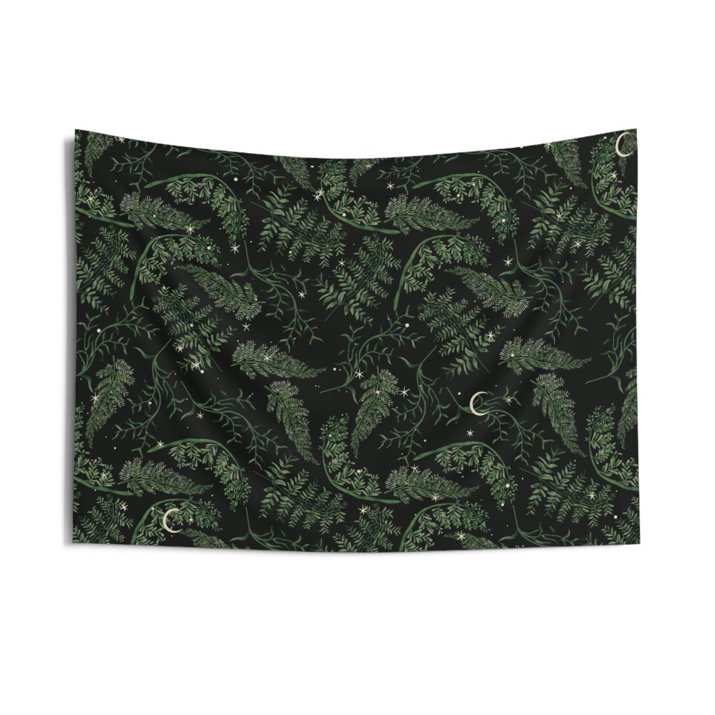 Whimsy Goth forest Celestial Moon wall tapestry - sense forest