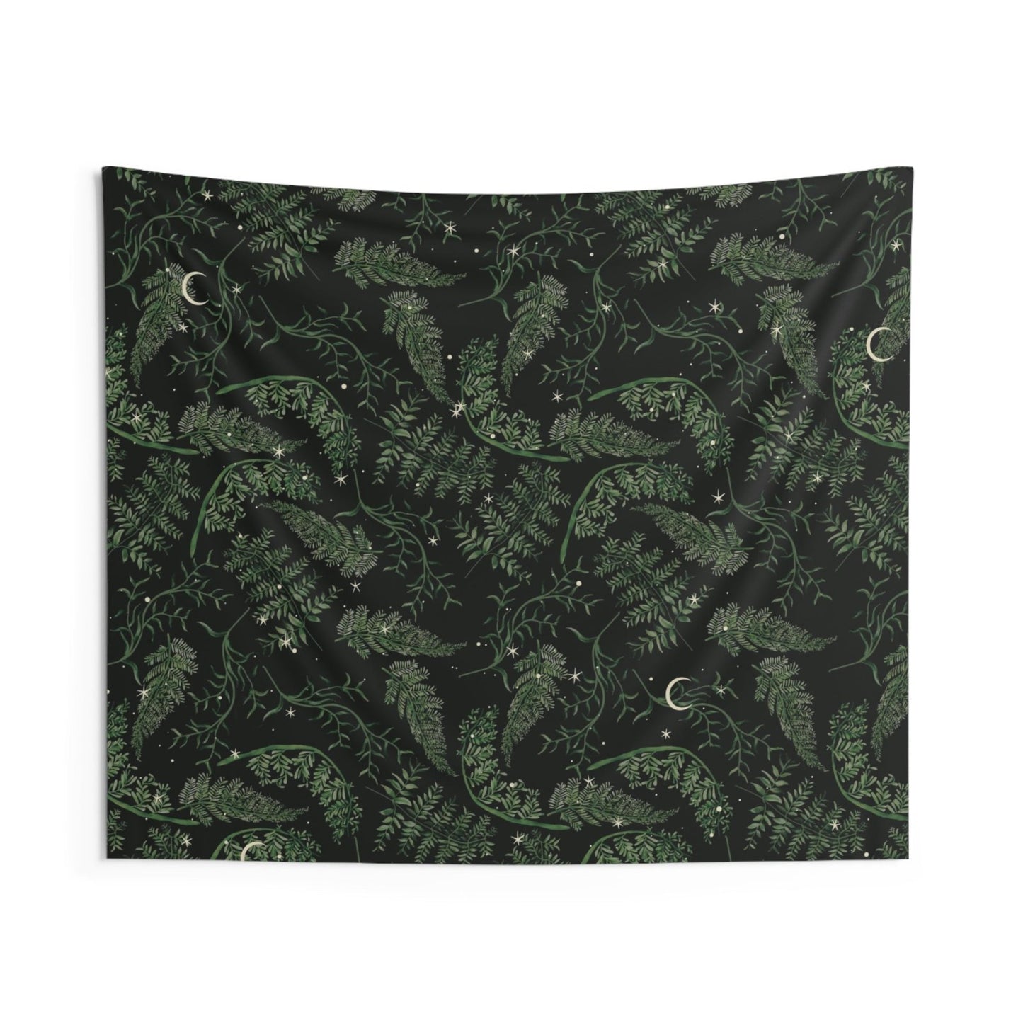 Whimsy Goth forest Celestial Moon wall tapestry - sense forest