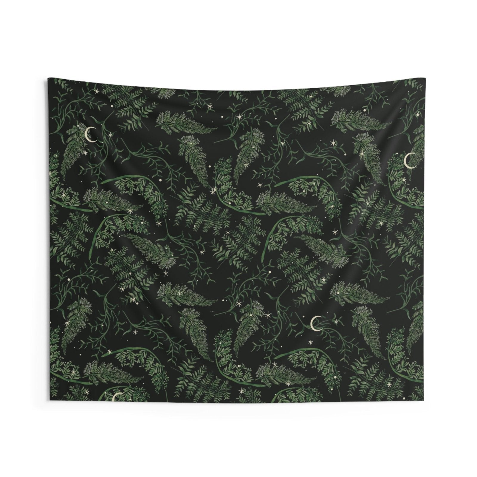 Whimsy Goth forest Celestial Moon wall tapestry - sense forest
