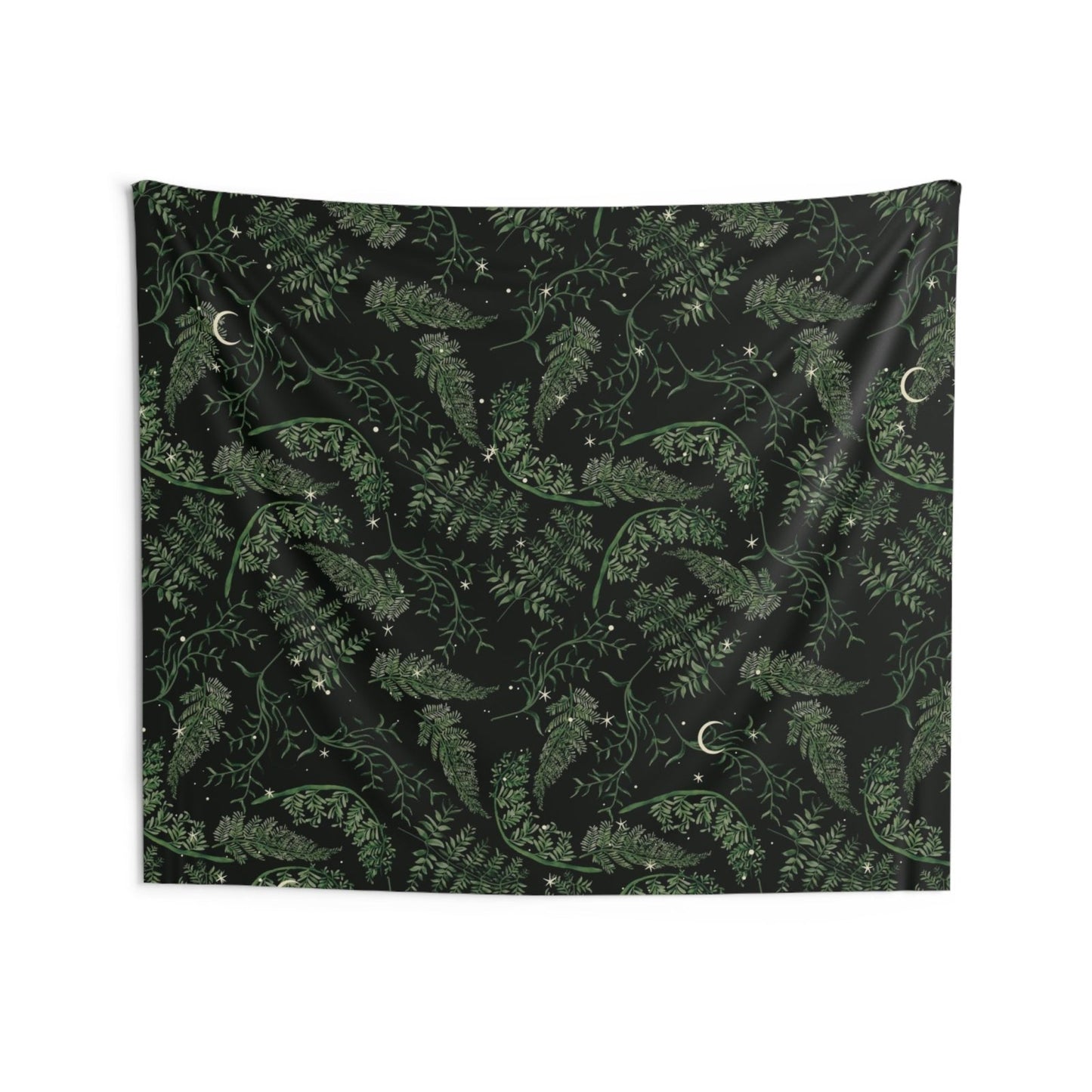 Whimsy Goth forest Celestial Moon wall tapestry - sense forest