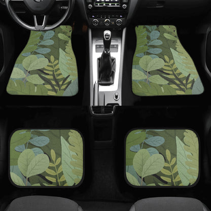 Plant Lovers green plant Back and Front Car Floor Mats