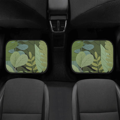 Plant Lovers green plant Back and Front Car Floor Mats