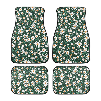 Daisy forest Back and Front Car Floor Mats