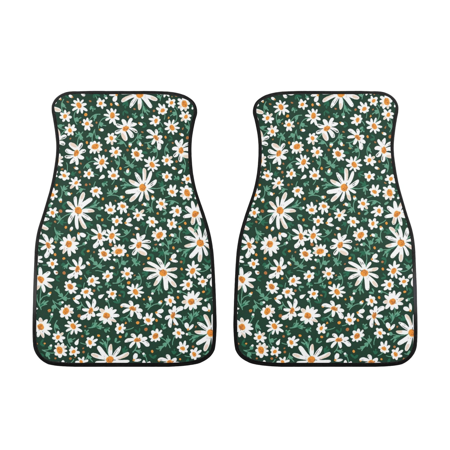 Daisy forest Back and Front Car Floor Mats