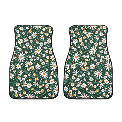 Daisy forest Back and Front Car Floor Mats