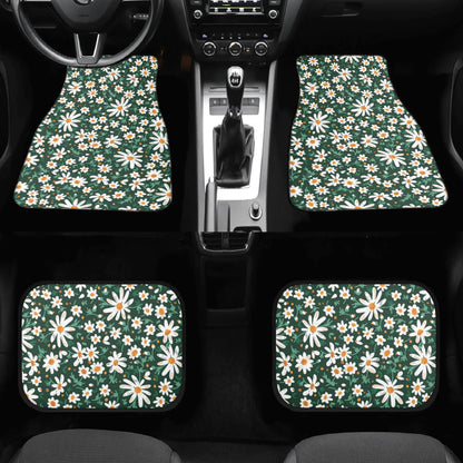 Daisy forest Back and Front Car Floor Mats