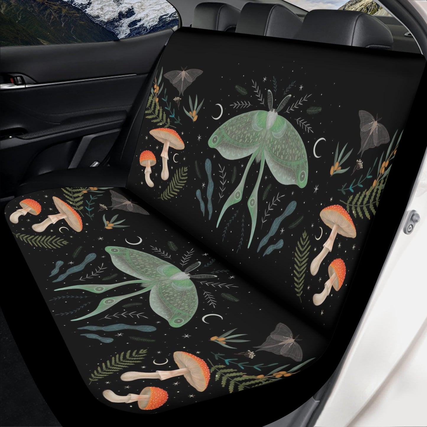 Moth Forest Car Seat Cover Set