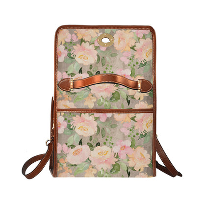 Nanny Rose Fairy Cottagecore retro Waterproof Canvas Satchel Bag