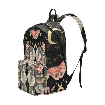 Boho witch Moth garden backpack Travel Backpack(Large Capacity