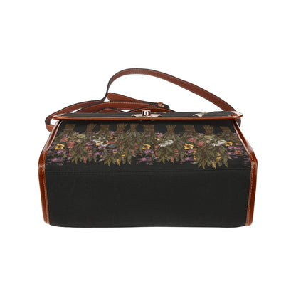 Herbalist Dried flower Cottagecore Canvas satchel Bag